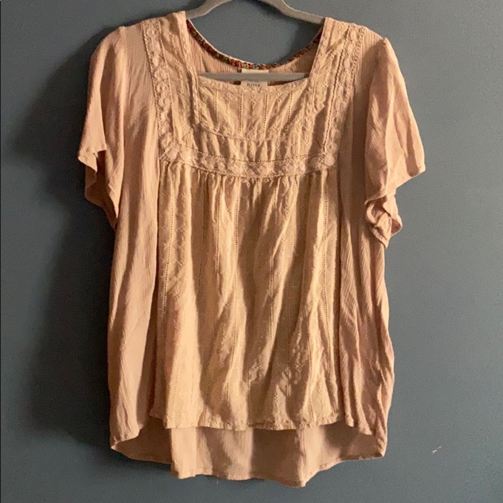 Light Pink Shirt with front design